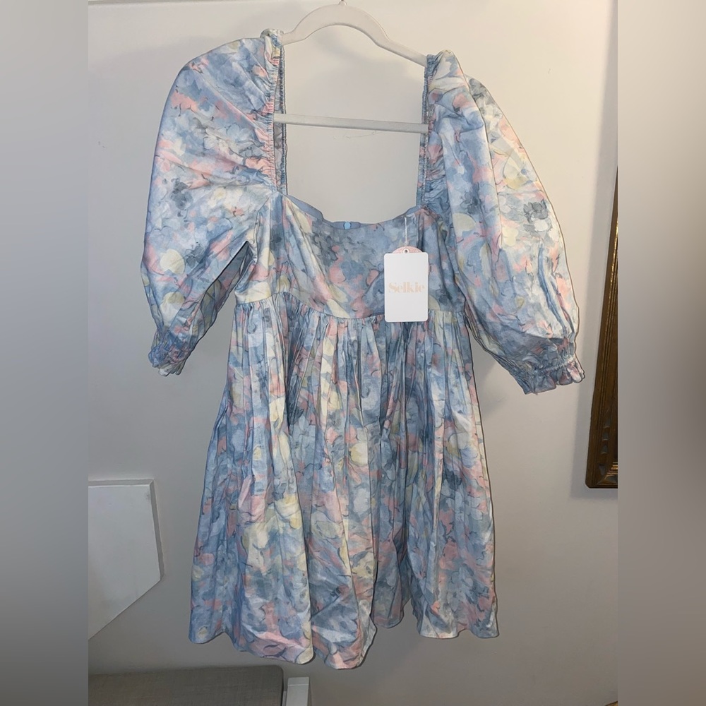 NWT Selkie Monet cotton puff dress size M